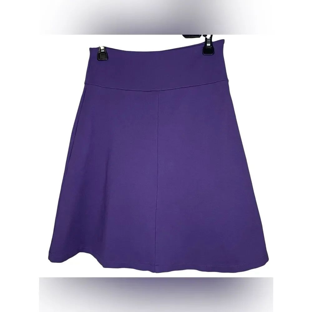 Betabrand Purple A-Line Stretch Fit Women's Midi Skort Sz S Tennis Core, Casual